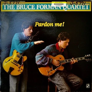 THE BRUCE FORMAN QUARTET: Pardon Me!-M1989LP EMBOSSED COVER PROMO - Picture 1 of 1