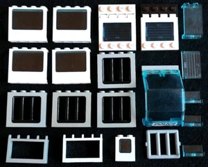 Lego Fenster Gefängnis Gefängnis Gitterzelle weiß grau Rahmen Konvolut Lot 6556 6016 6156 - Bild 1 von 4