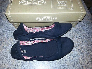 KEEN Women's Cortona Bow CVS Casual Shoe Ballet Flat Black NEW IN BOX 5.5 - Picture 1 of 5
