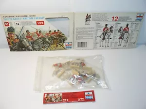 112- ESCI ERTL 1/72 Napoleonic Wars Waterloo SCOTS GREYS BRITISH CAVALRY 217 - Imagen 1 de 4