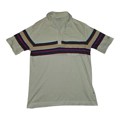 Vintage Hobie Shirt Short Sleeve Men's LT Henley Classic Retro 80's 90's - Image 1 of 4