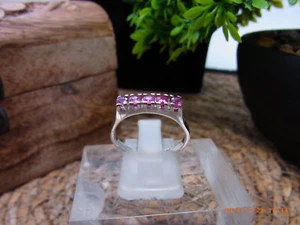 835 Silber Ring vintage rosa Turmalin Steine Größenverstellbar Artnr. R.1568 - Bild 1 von 7