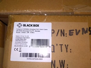 BLACK BOX CAT6 250-MHz Patch Gray, 5-ft EVNSL0272GY-0005 Ethernet DATA 5' - Picture 1 of 2