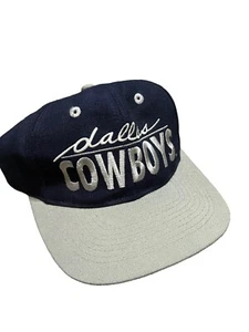NWT Vintage Dallas Cowboys NFL Wool Embroidered Snapback Hat  Made By The Game - Picture 1 of 3