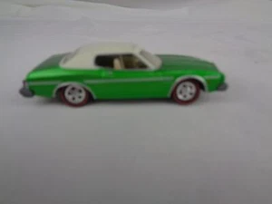 RARE 1998 Johnny Lightning Playing Mantis 1976 Gran Torino Green & White - Picture 1 of 6