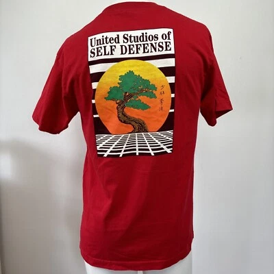 Camiseta De Colección Años 90 Y2K United Studios Of Self Defense Karate Estilo Al AAA Para Hombres M Foto 1 de 4