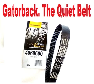 NEW Serpentine Poly-V Belt The Quiet Gatorback CONTINENTAL ELITE 4060600 - Picture 1 of 11