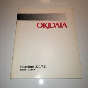 Vintage: Okidata Microline 320 & 321 Printer Setup Guide. Excellent Condition - Picture 1 of 2