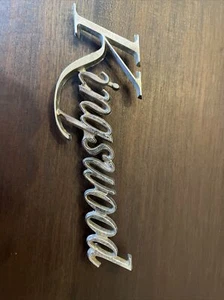 CHEVROLET STATION WAGON KINGSWOOD QUARTER PANEL EMBLEM OEM - Picture 1 of 9