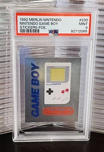 1992 Merlin Nintendo Game Boy Album Stickers Foil #230 PSA 9 MINT POP 2 - Picture 1 of 3