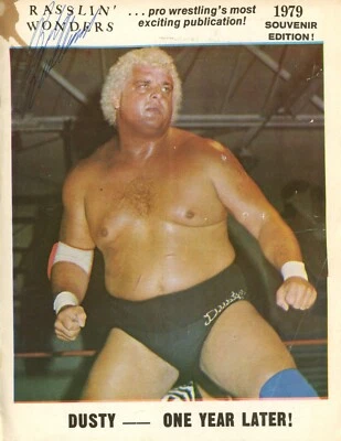 1979 Wrestling Rasslin Wonders Program edición de recuerdo autógrafo Bob Backlund Foto 1 de 4