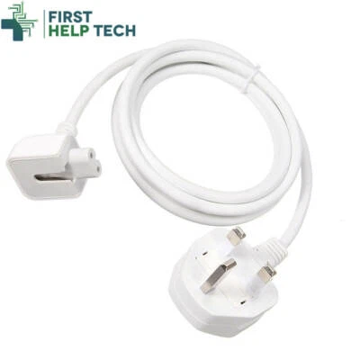 Replacement UK Wall Plug Extension Power Cable Cord For MacBook Magsafe Adapters - Image 1 of 4
