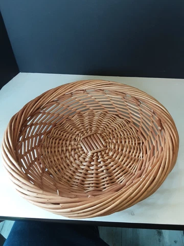Hand Weaved Round Basket Cover