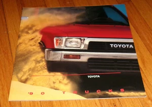 Original 1990 Toyota Truck Deluxe Sales Brochure Catalog 4x4 4x2 Pickup - Picture 1 of 2