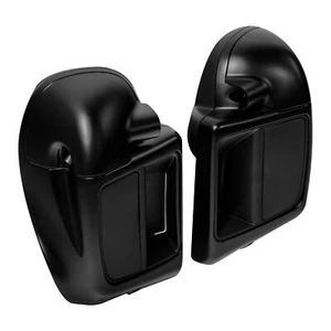 Lower Vented Leg Fairing Fit For Harley Road King Street Glide 14-23 Black Denim - Picture 1 of 5