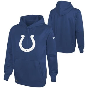 New Era Indianapolis Colts NFL Herren Stadium Pullover Performance Hoodie, Blau - Bild 1 von 4