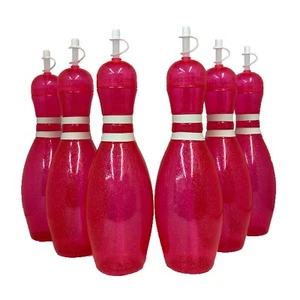 Large Bowling Pin Water Bottle Party Favor Choose Your Color - 24 pack  - Picture 1 of 24