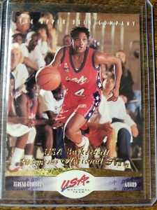 1996 Upper Deck USA Basketball Teresa Edwards Die Cut #63 Women's Dream Team