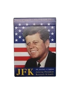 JFK Playing Cards Poker Size Deck Piatnik Custom Limited Edition New No. 1158 - Picture 1 of 4