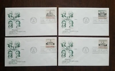 US FDC # 1779 - 1782 American Architecture 1979. - Image 1 of 4