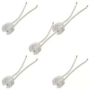 5x Fassungen G4 GX5,3 Sockel Halogen LED Strahler MR16 12V Fassung Lampenfassung - Bild 1 von 5