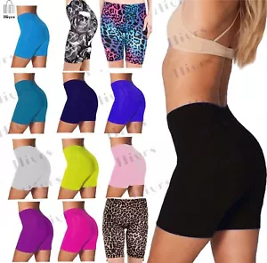 Nuovo Donna Pantaloncini Ciclismo Danza Corta Stampato Ragazze Intimo 8-18 - Foto 1 di 8