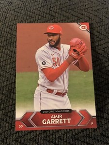 2021 Kahns Baseball Trading Card Cincinnati Reds Team Issued Amir Garrett