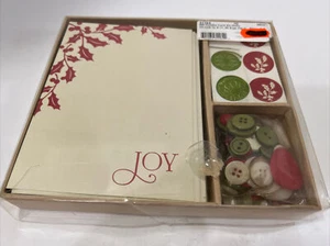 Making Memories Fa La La Holiday Card Kit Christmas Card Kit Missing 1 Joy DIY - Picture 1 of 6