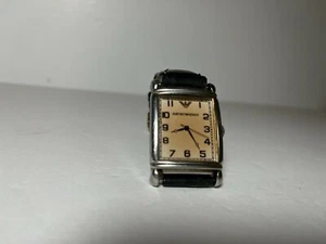 Emporio Armani Gentleman's stainless steel tank watch AR-0203 - Picture 1 of 5