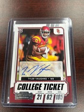 2021 Panini Contenders Draft Picks College Ticket Autographs #169 Tyler Vaughns 