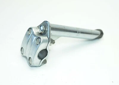 VINTAGE BMX BICYCLE 21.1 MM 0.833 CHROME 40 MM REACH QUILL STEM 22.2 CLAMP - Image 1 of 2