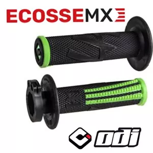 ODI EMIG MX V2 Set impugnature bloccabili nero verde KX125 KX250 2000-2008 - Foto 1 di 6