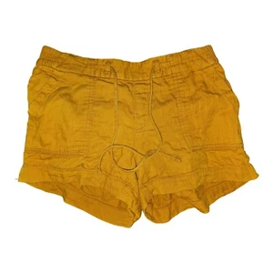 Pantalones Cortos Para Mujer Naranja Cintura Elástica Talla Pequeña Azul Marino Antiguo Cintura Elástica - Imagen 1 de 6