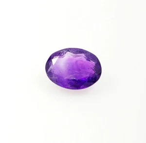 3.50 Ct Natural Violet Amethyst Oval Shape CERTIFIED Amethyst Loose Gemstones. - Imagen 1 de 5