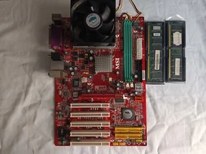 PLACA BASE MSI KT6V/MS-7021 VER 1.0 + CPU+RAM - Bild 1 von 6