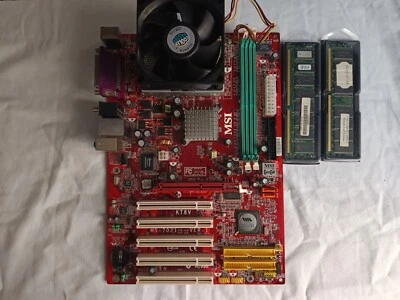 PLACA BASE MSI KT6V/MS-7021 VER 1.0 + CPU+RAM - Imagen 1 de 4