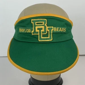 De colección Baylor University Visera Sombrero Gorra Osos Parche Ajustable Verde Dorado Amarillo - Imagen 1 de 18