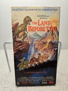The Land Before Time (VHS, 1994) MCA Home Video 90's Classic Animated