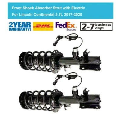For Lincoln Continental 2017-2020 2X Front Left Right Shock Absorber Strut Assys - Image 1 of 4