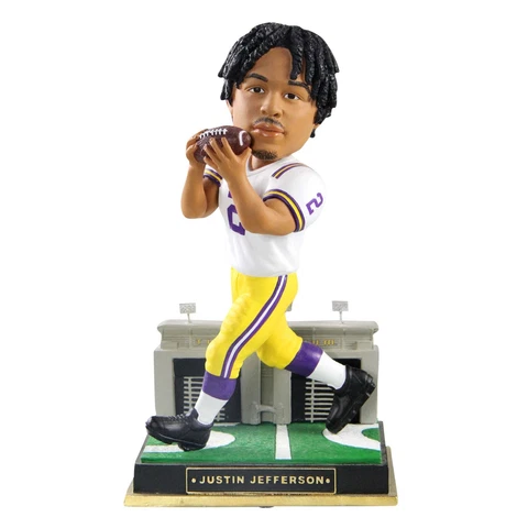 Justin Jefferson LSU Tigers Gates Series Bobblehead Football Minnesota Vikings Cover