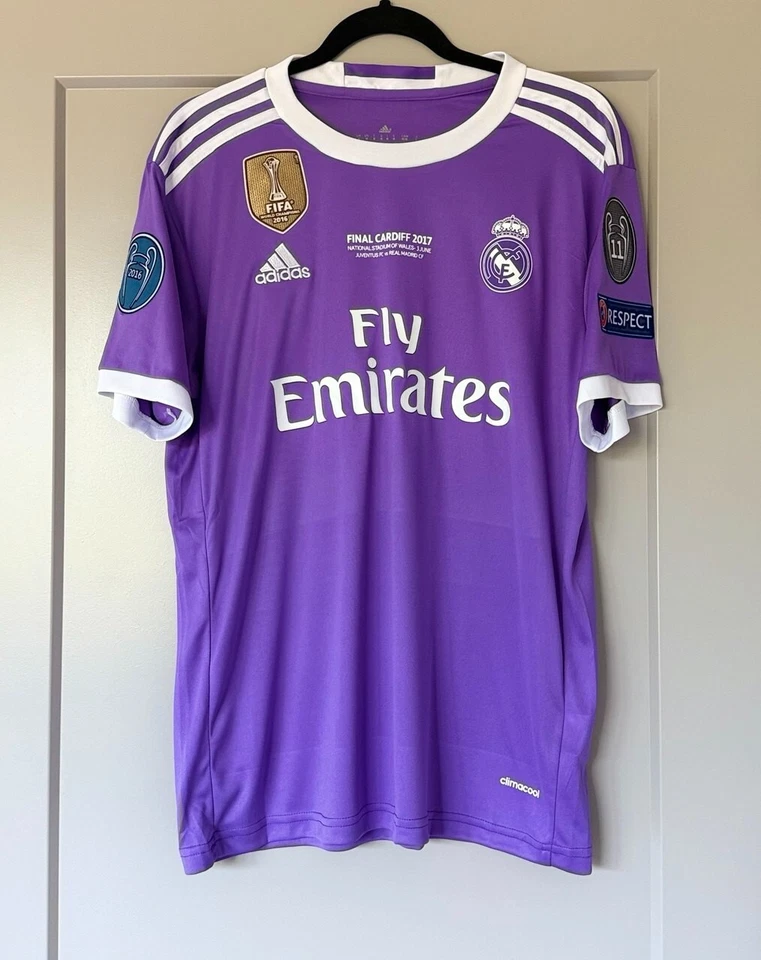 Ronaldo T-Shirt #7 Real Madrid 2016-2017 UEFA Ronaldo Short Sleeve