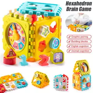 1-2 Jahre altes Kleinkind Spielzeug 6 in 1 Baby Jungen & Mädchen Urlaub USA - Bild 1 von 8