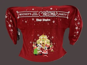 XS to 2XL Official Disney Spirit Jersey Mickey's Very Merry Christmas Party - Picture 1 of 2