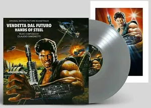 Claudio Simonetti HANDS OF STEEL Movie Soundtrack OST LP Color Vinyl Poster NEW - Imagen 1 de 1