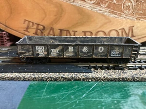 TRIX N SCALE B & O GONDOLA WEATHERED - Picture 1 of 3