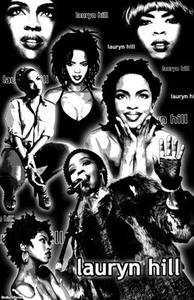 LAURYN HILL 11x17 "Black Light" Poster - Picture 1 of 1