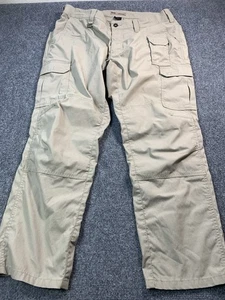 5.11 Tactical Pants Mens 38x30 Brown Tan Straight Leg Twill Cargo Pockets - Picture 1 of 16