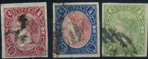 España 1865 - Isabel II (sin dentar) - Imagen 1 de 2