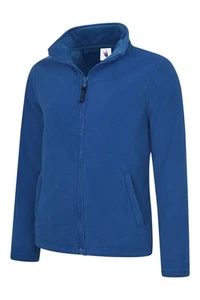 Uneek - Jaket Fleece Zip Penuh Klasik Wanita - Yoke Bulan Sabit - Warna Royal - - Picture 1 of 1