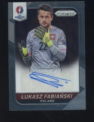2016 Panini Prizm Soccer Signatures #S-LF Lukasz Fabianski Poland AUTO - Image 1 of 2